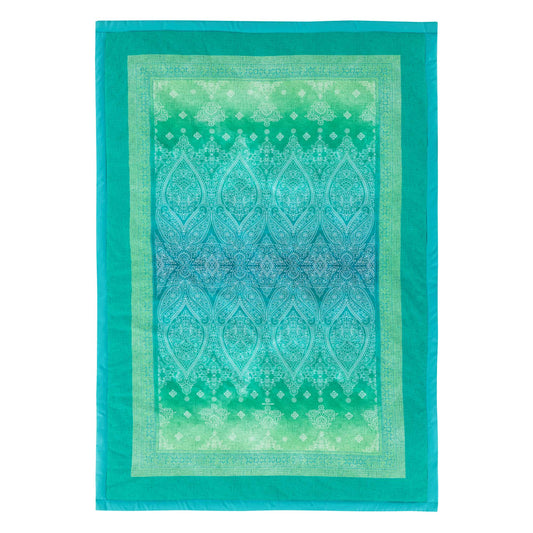 Bassetti Granfoulard Plaid Decke Wohndecke Kerala V1 grün 135x190