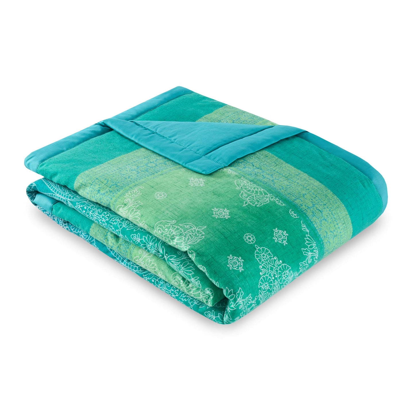 Bassetti Granfoulard Plaid Decke Wohndecke Kerala V1 grün 135x190