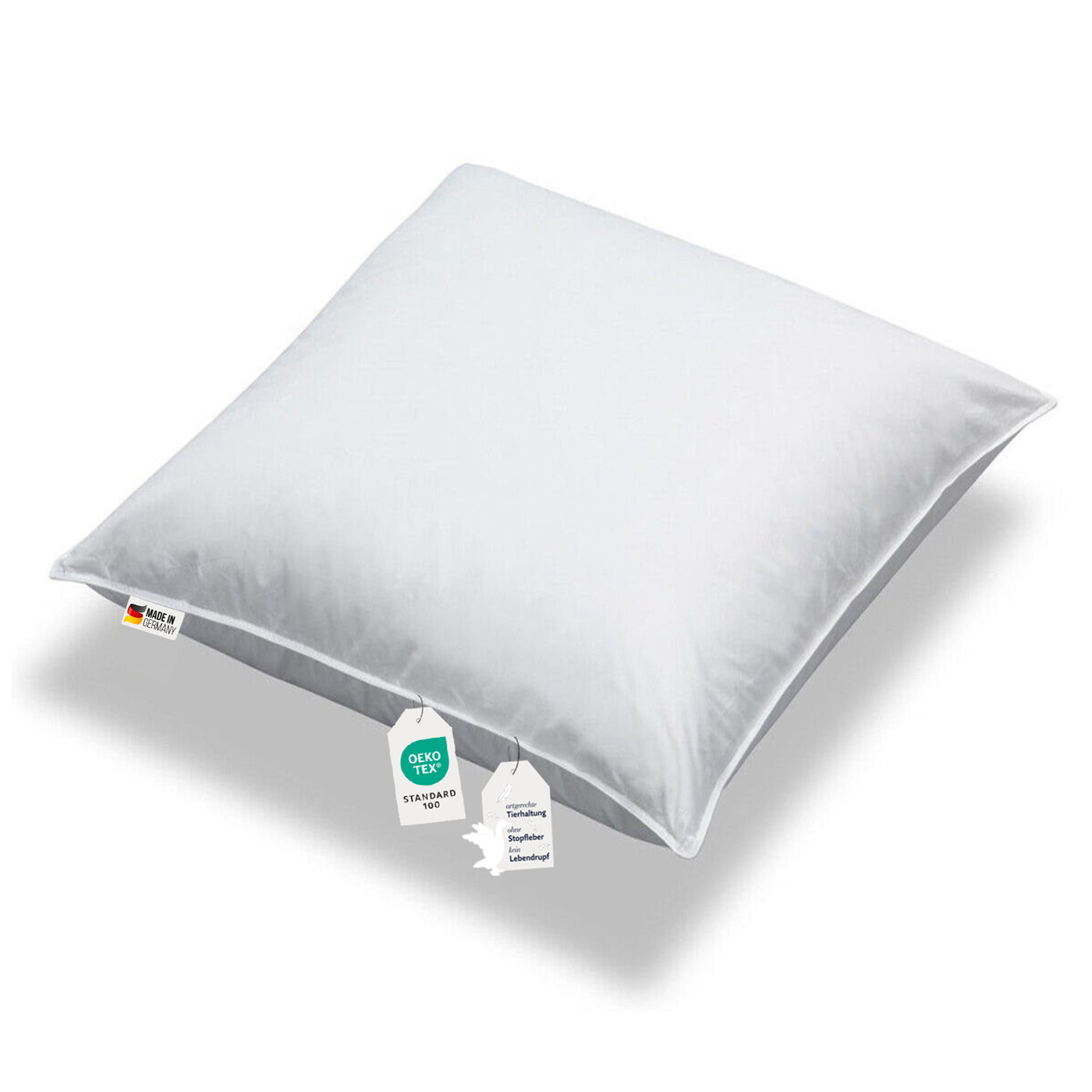 Extra dick +  prall gefülltes Kopfkissen 1600g sibirische Federn 80x80