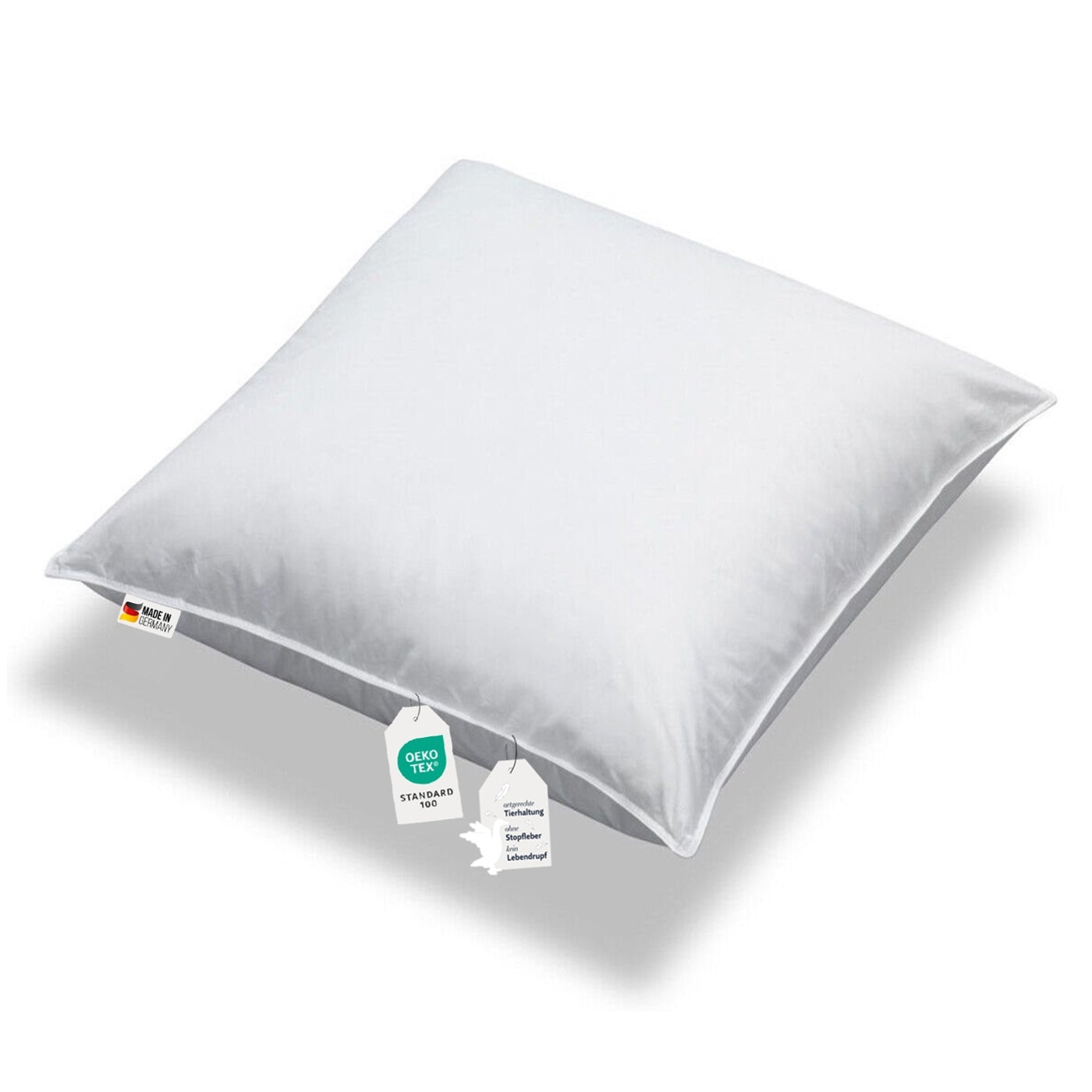 Extra dick+ prall gefülltes Kopfkissen 1600g sibirische Federn 80x80
