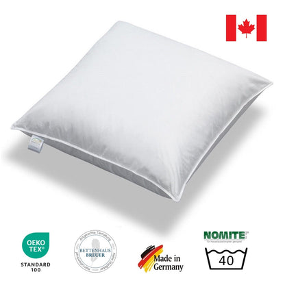 3 Kammer Kopfkissen extra voluminös 1180g canadische Daunen 80x80