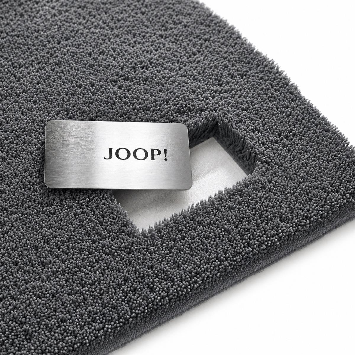 Joop! Badteppich Duschvorleger Badematte luxury anthrazit 60x90