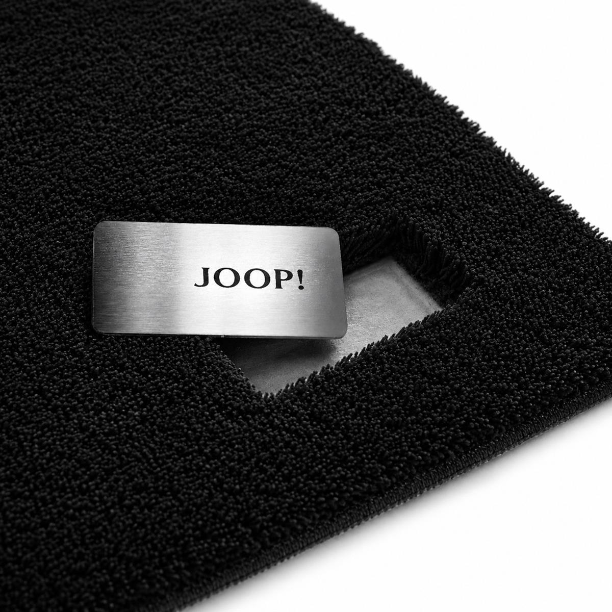 Joop! Badteppich Duschvorleger Badematte luxury schwarz 70x120