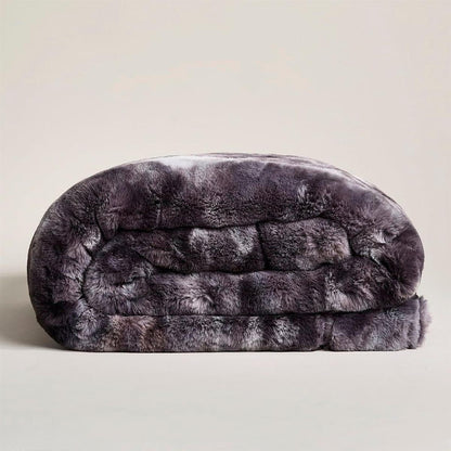 Felldecke Star Home Wohndecke Marmor grau Webpelz Fell 140x190