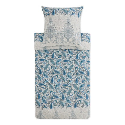 Bettwäsche Bassetti Mako Satin Monnalisa C1 türkis blau 135x200