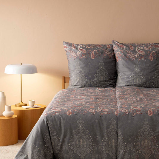 Bettwäsche Bassetti Mako Satin Monnalisa G1 grau 135x200