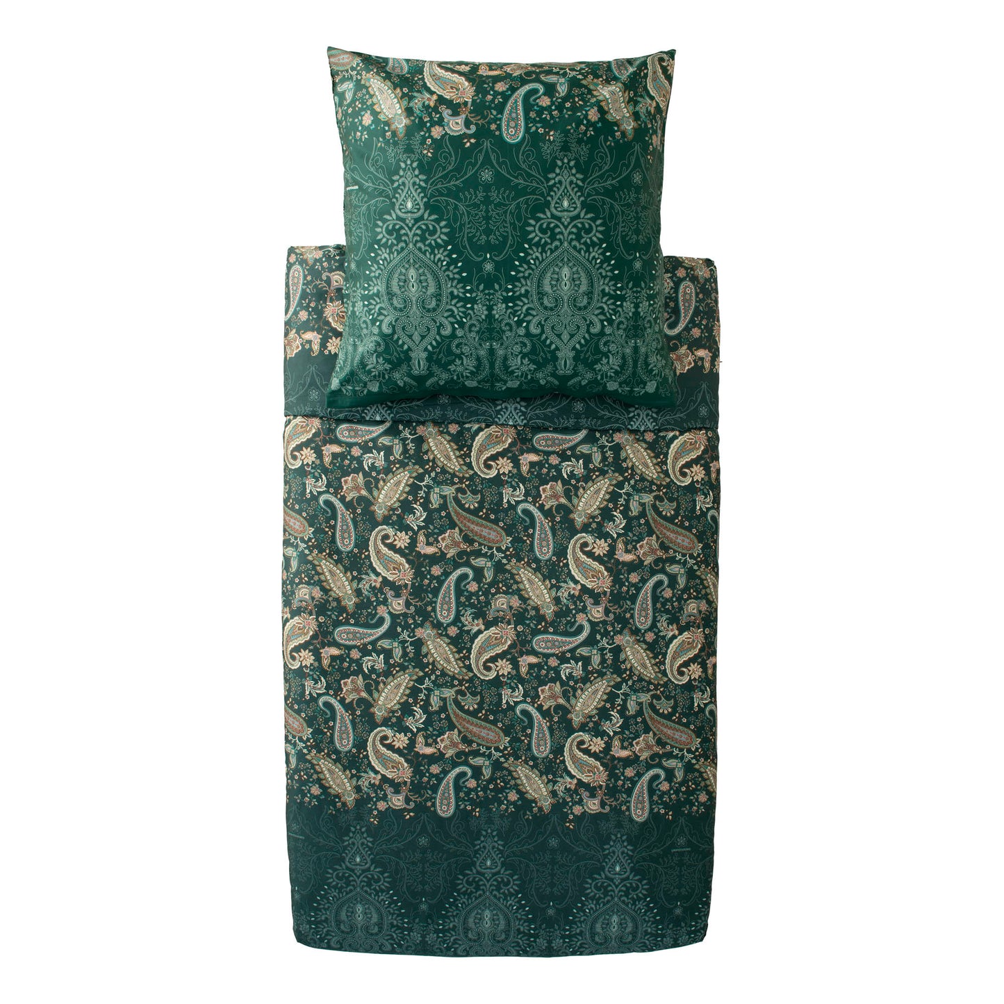 Bettwäsche Bassetti Mako Satin Monnalisa V1 grün 135x200
