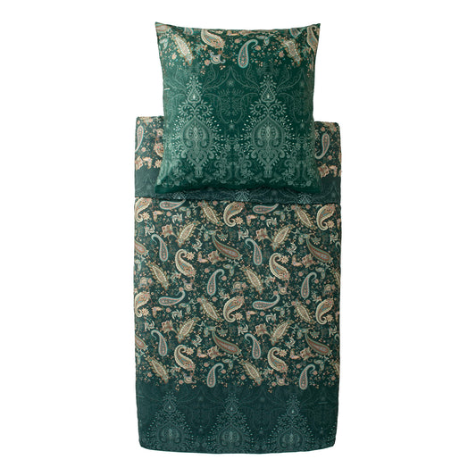 Bettwäsche Bassetti Mako Satin Monnalisa V1 grün 135x200