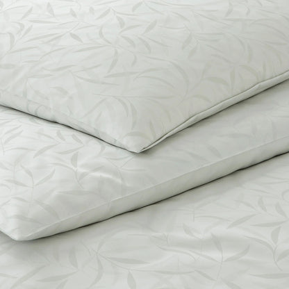 Elegante Mako Satin Bettwäsche Muriel 2406-4 grün Bambus 135x200