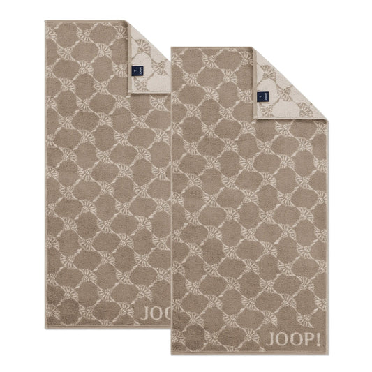 2 Stück Joop! Handtuch Cornflower 1721-30 sand 50x100