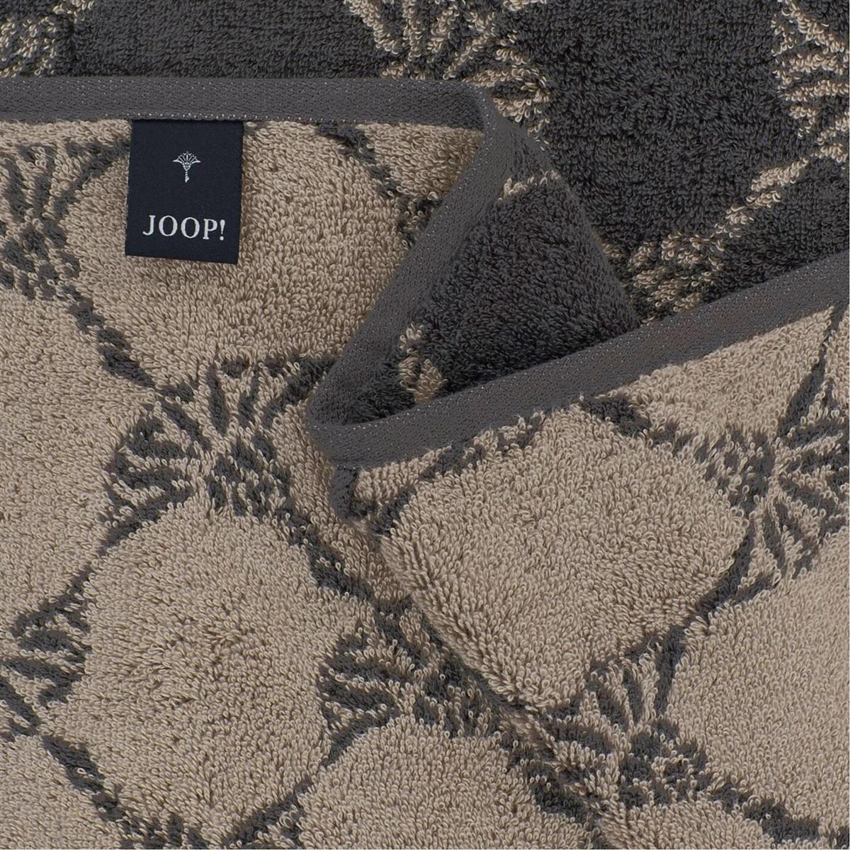 2 Stück Joop! Handtuch Cornflower 1721-73 Schiefer 50x100