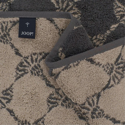 2 Stück Joop! Handtuch Cornflower 1721-73 Schiefer 50x100