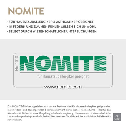 dormabell premium Gänsedaunen Nackenstützkissen Kopfkissen 40x80
