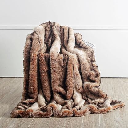 Felldecke Star Home Wohndecke Nutria Webpelz Fell 150x200