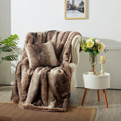 Felldecke Star Home Wohndecke Nutria Webpelz Fell 150x200