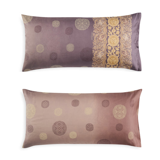 Bettwäsche Kissenbezug Bassetti Mako Satin Pallavicino G1 Lila 40x80