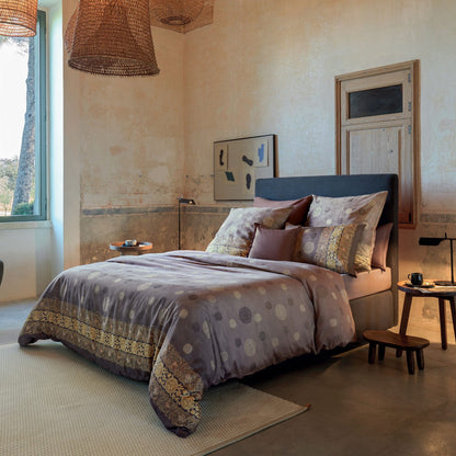 Bettwäsche Bassetti Mako Satin Pallavicino G1 grau braun beige 155x220