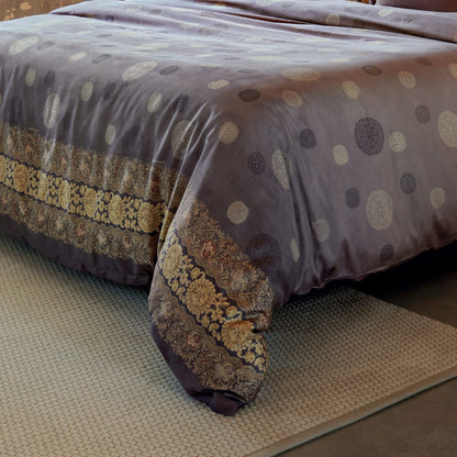 Bettwäsche Bassetti Mako Satin Pallavicino G1 grau braun beige 200x200