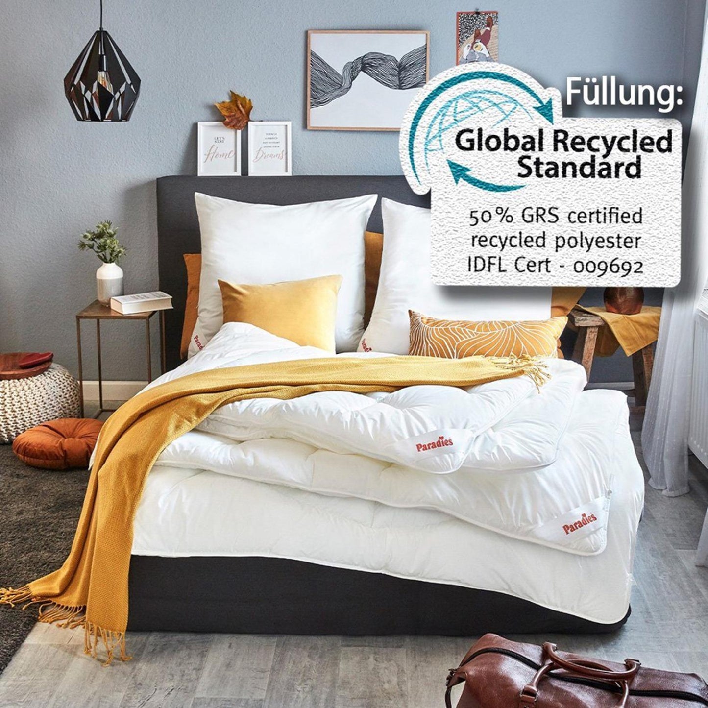 Paradies Halia-Fill Sommerbett  Sommer Bettdecke Sommerdecke 155x220