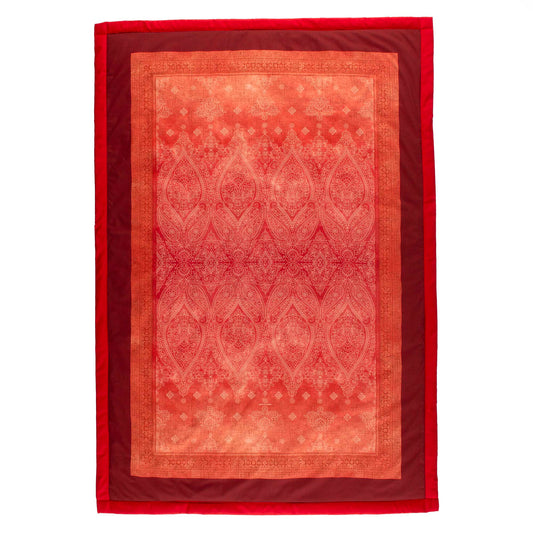 Bassetti Granfoulard Plaid Decke Wohndecke Kerala R1 rot 135x190