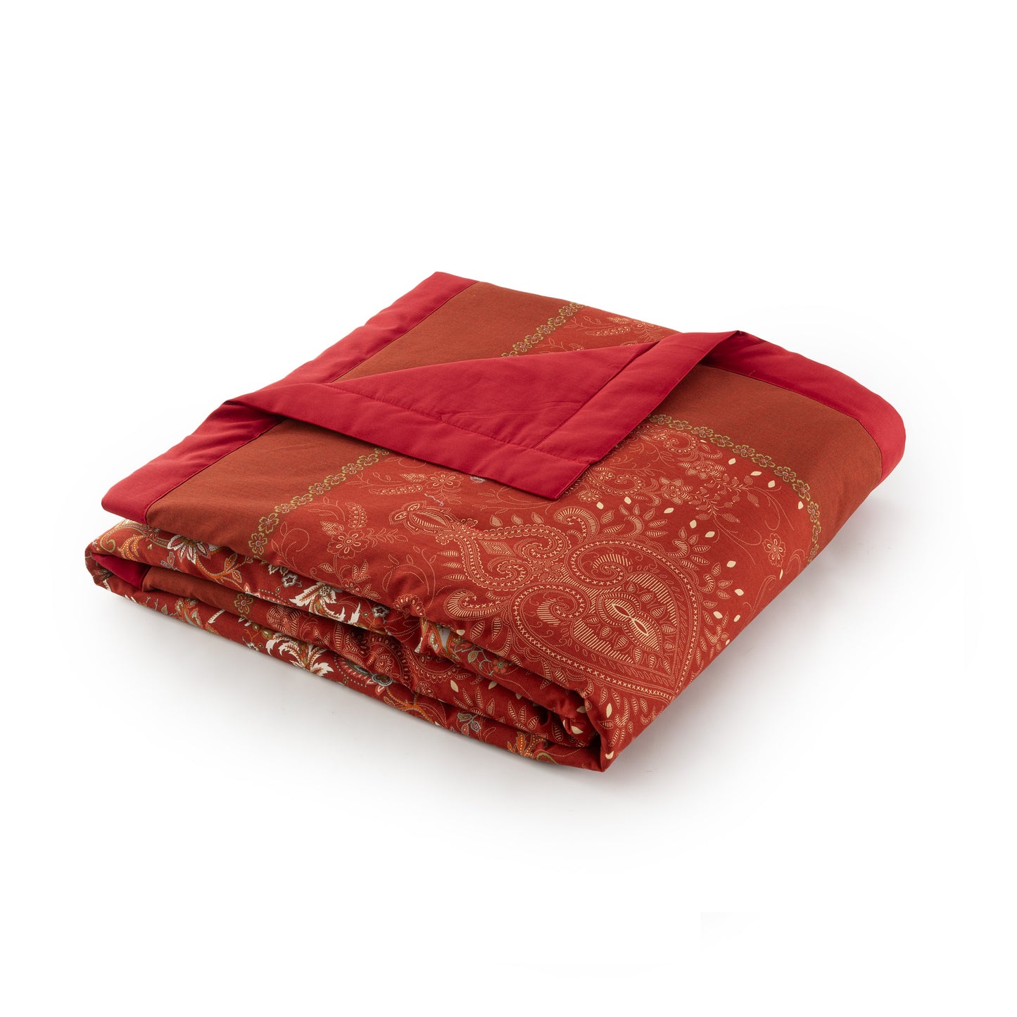 Bassetti Granfoulard Plaid Decke Wohndecke Monnalisa R1 rot 135x190