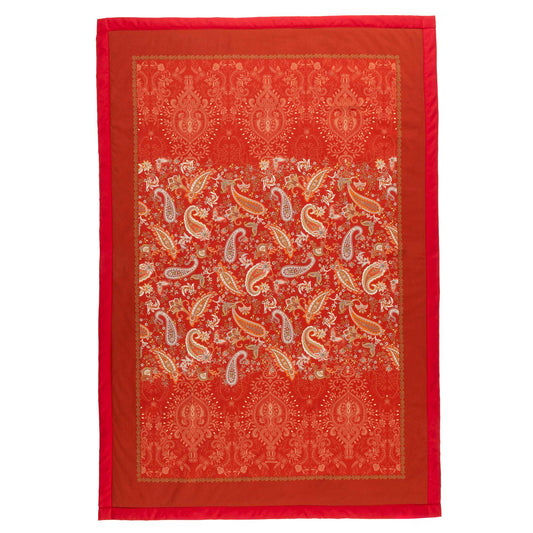 Bassetti Granfoulard Plaid Decke Wohndecke Monnalisa R1 rot 135x190