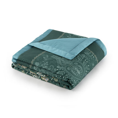 Bassetti Granfoulard Plaid Decke Wohndecke Monnalisa V1 grün 135x190