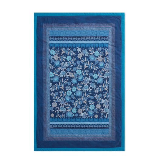 Bassetti Granfoulard Plaid Decke Wohndecke Varigotti B1 blau 135x190