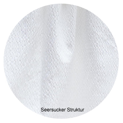 Irisette Seersucker Bettwäsche Easy 8644-30 Blumen Streifen 135x200