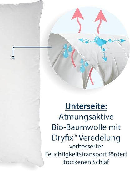 Paradies Softy Cool Bio kühlendes Kopfkissen Kissen Kühlkissen 40x80