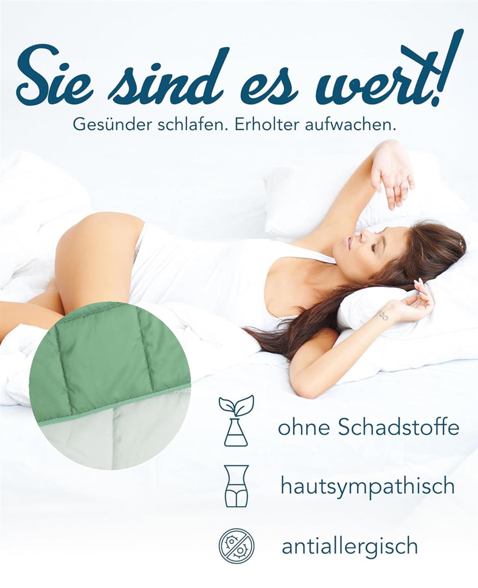 Paradies Sommerbett Solaya Sommerdecke Nutzung ohne Bettwäsche 135x200