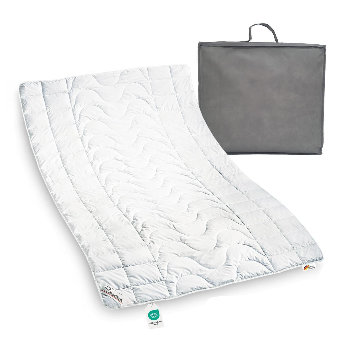 Kamelhaarbettdecke 135 x 200 cm Sommer 100% Kamelhaar