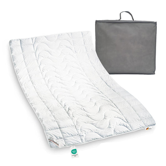Kamelhaarbettdecke 135 x 200 cm Sommer 100% Kamelhaar