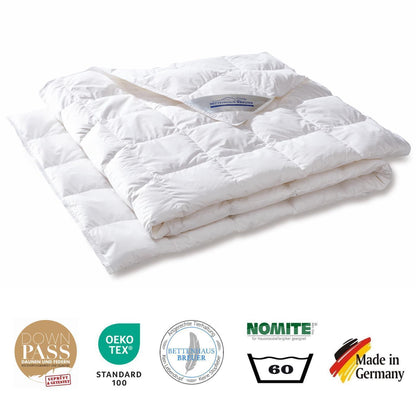 Daunenpass Sommer Daunen Bettdecke Sommerbett Sommerdecke 360g 200x200