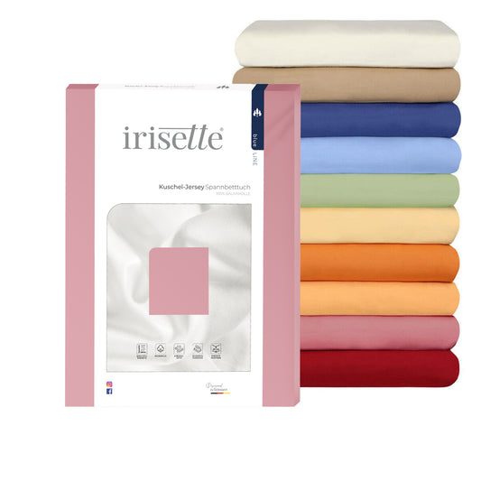 Irisette Kuscheljersey Spannbetttuch Spannlaken Vesuv 90x200 100x200