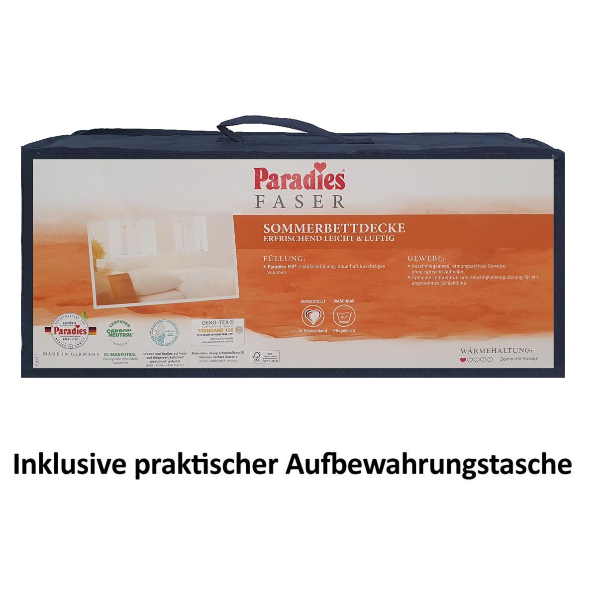 Paradies Halia-Fill Sommerbett Sommer Bettdecke Sommerdecke 135x200
