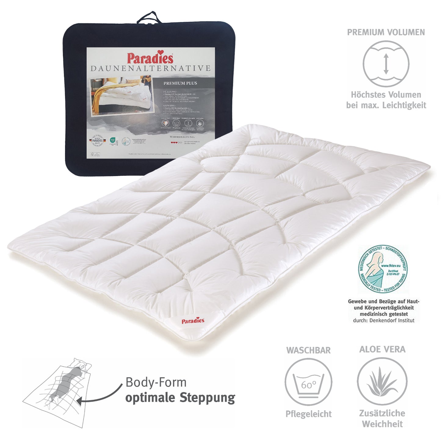 Paradies Daunenalternative Remilia medium warm Bettdecke 135x200