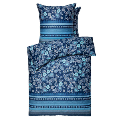 Bettwäsche Bassetti Mako Satin Varigotti B1 blau 135x200