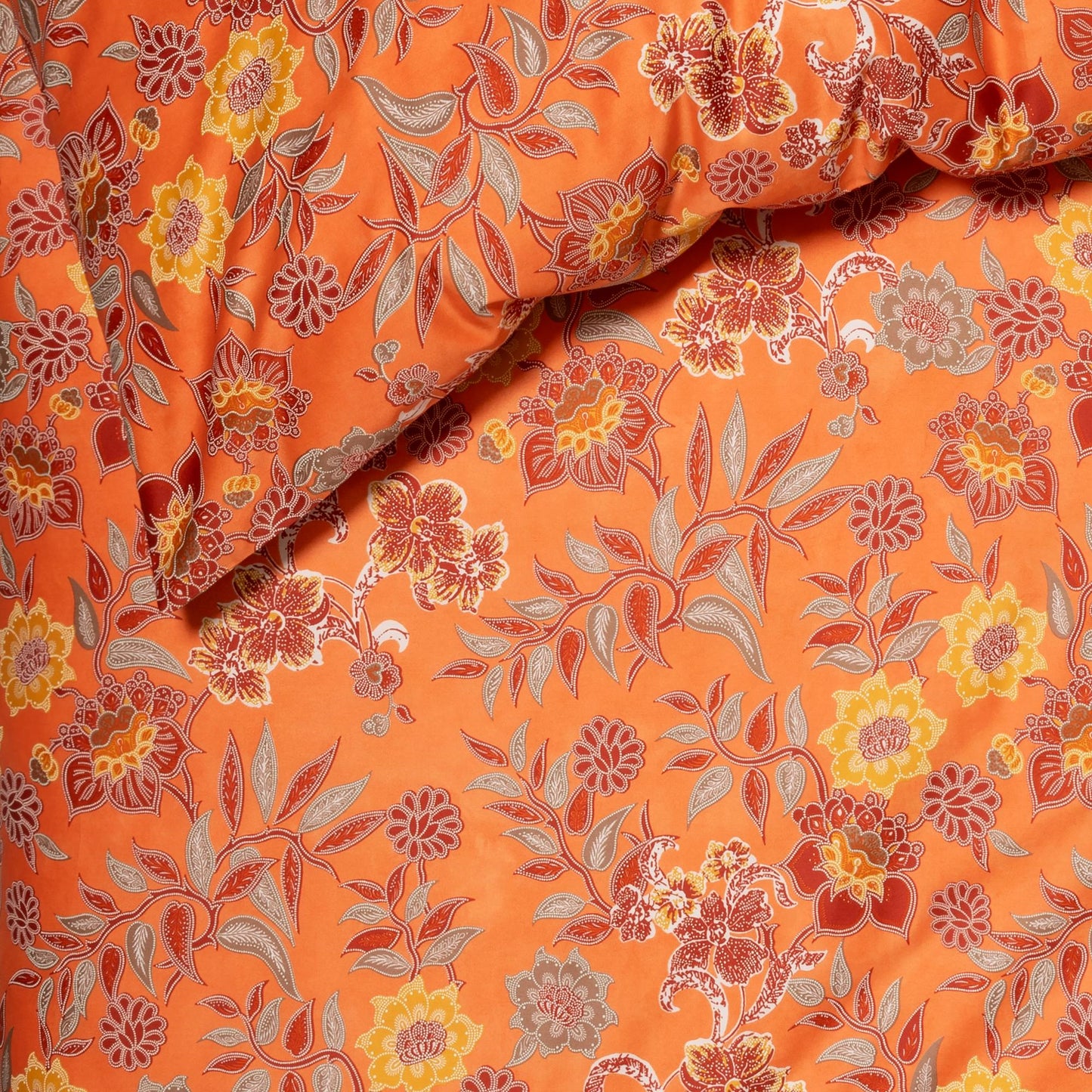 Bettwäsche Bassetti Mako Satin Varigotti O1 orange 135x200