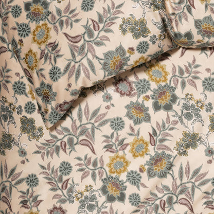 Bettwäsche Bassetti Mako Satin Varigotti V1 grün 135x200