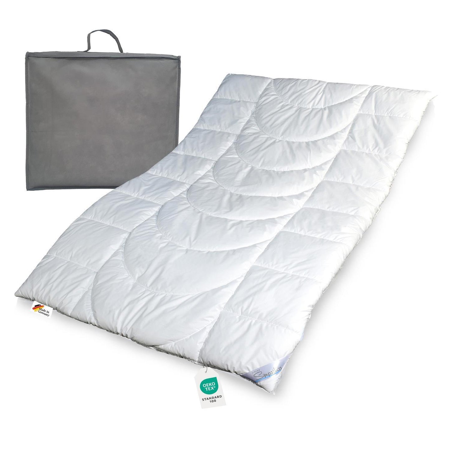 schlafsack allergiker Warme Allergiker Winter Bettdecke Duo Steppbett Klimafaser 155x220 60° – bettenhaus-breuer