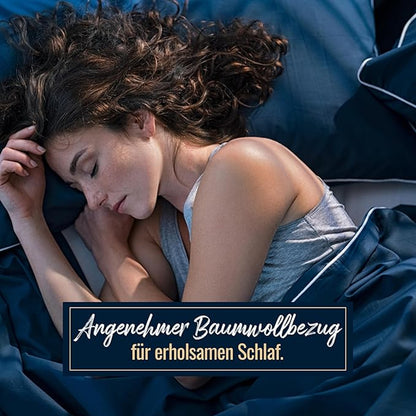 Daunendecke 250g silberweiße Daunen Sommerdecke 135x200 100% natur