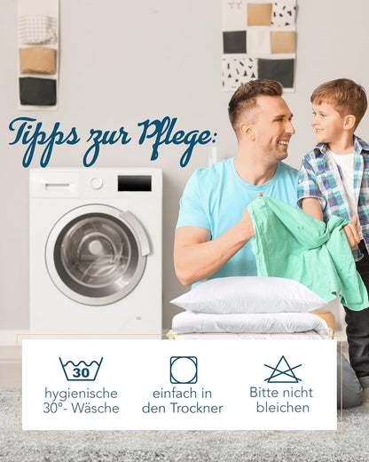 Kamelhaar Bettdecke 100% Kamelhaar Kamelhaardecke Duo warm 200x200 30°