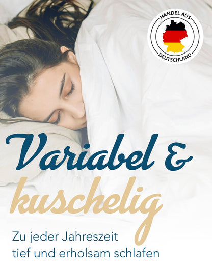 Garanta 4 Jahreszeiten Bettdecke Sommerbett Winterbett 135x200 60°