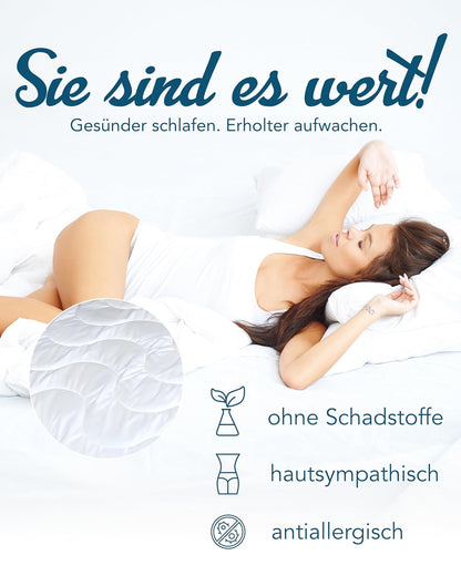 Garanta 4 Jahreszeiten Bettdecke Sommerbett Winterbett 155x220 60°