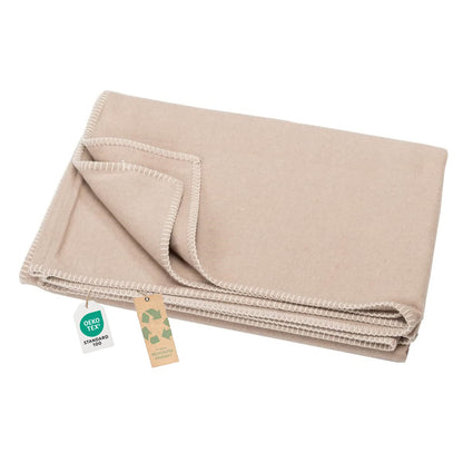 Fussenegger Kuscheldecke Wohndecke Lunara zement Schlafdecke 150x200
