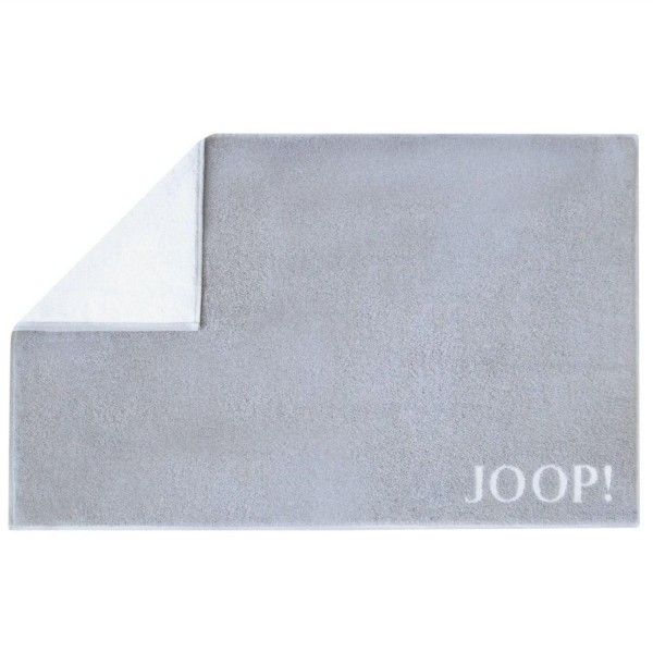 Joop! Badematte Duschvorleger Badvorleger 1600-076 Silber Weiß 50x80 cm